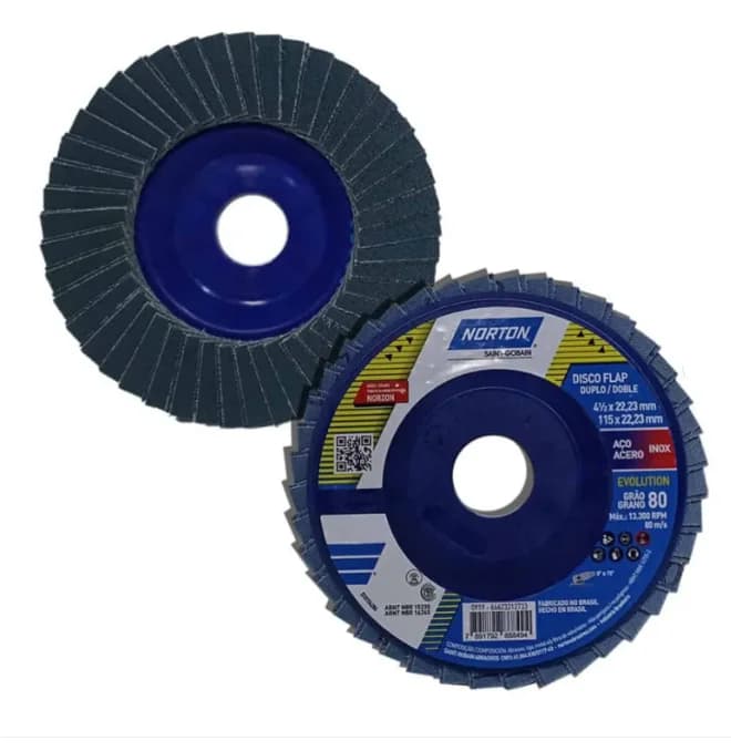 ALF- 221 DISCO 4 1/2 FLAP LIJA AZUL GRANO 80 EUROTOOLS"