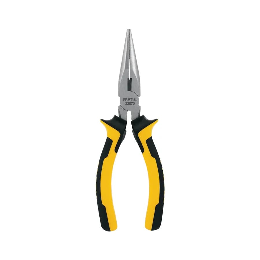 ALICATE DE PUNTA Y CORTE 6 MANGO CONFORT GRIP PRETUL"