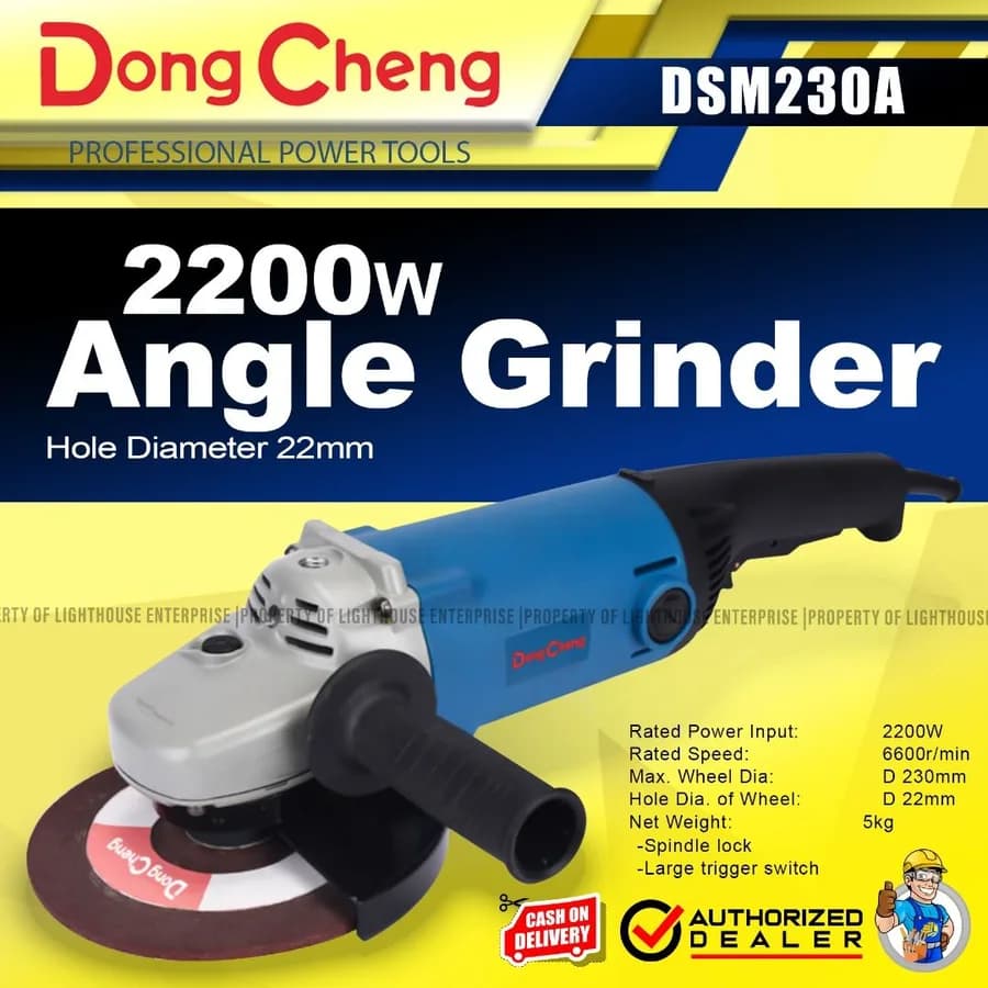 AMOLADORA ANGULAR 230 MM / 2200W DONG CHENG