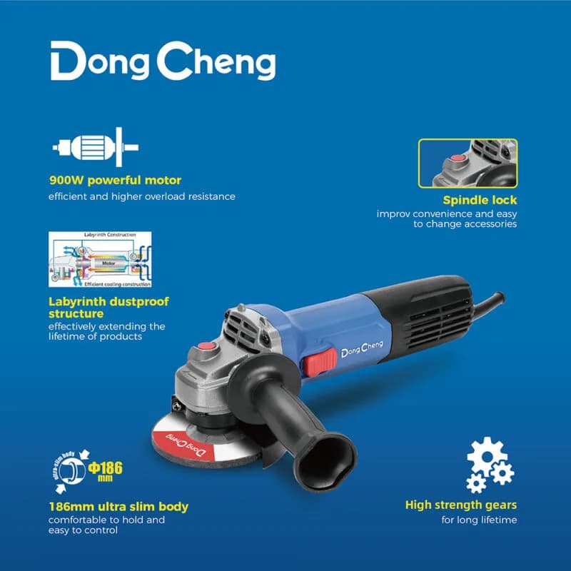 AMOLADORA RECARGABLE 18 V / 4A 115MM DONG CHENG