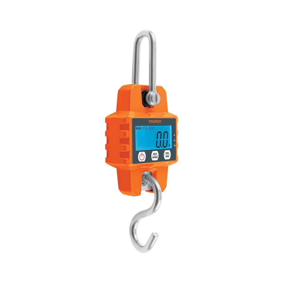 BALANZA ELECTRÓNICA COLGANTE, CAPACIDAD 300 KG, TRUPER TRUPER