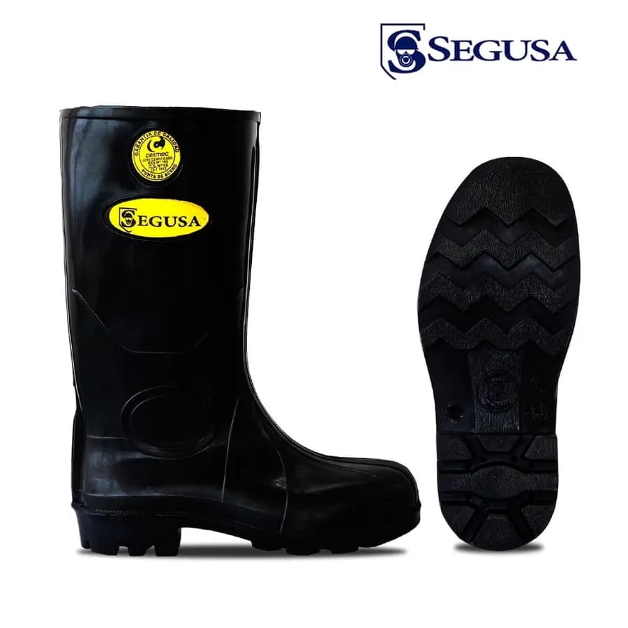 BOTA P/ACERO F/AZUL 36CM C/LOGO T-44 SEGUSA