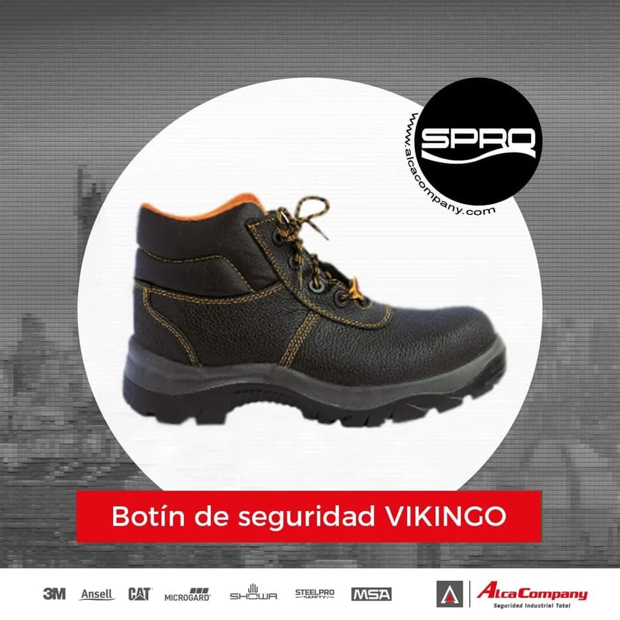 BOTIN VIKINGO NEGRO /NARANJA P/PREC IC/PR 41 VIKINGO