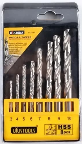 BROCA PARA FIERRO 8PC (7/640- 25/64)HSS UYUSTOOLS