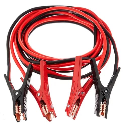CABLE P/BATERIA COCODRILOS (CABLE PASA VOLTAJE) 300AMP 3MTS C&A
