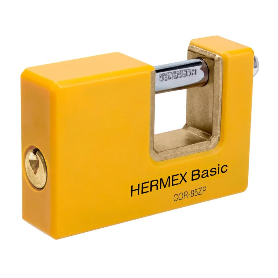 CANDADO ANTIPALANCA 85MM CUERPO METALICO, HERMEX BASIC TRUPER