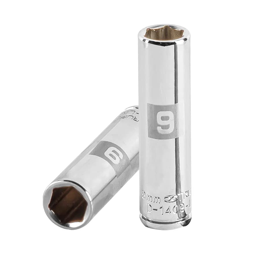 DADO TUBULAR HEXAGONAL 1/4 9MM TRUPER"