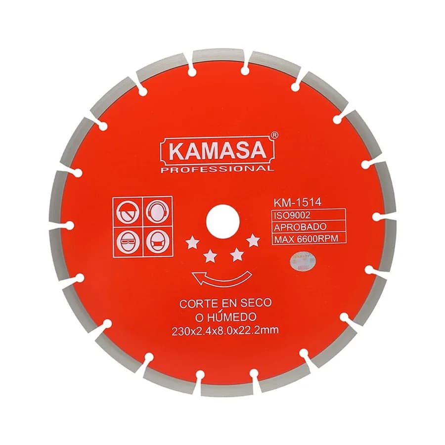 DISCO DIAMANTADO 230 NARANJA KAMASA