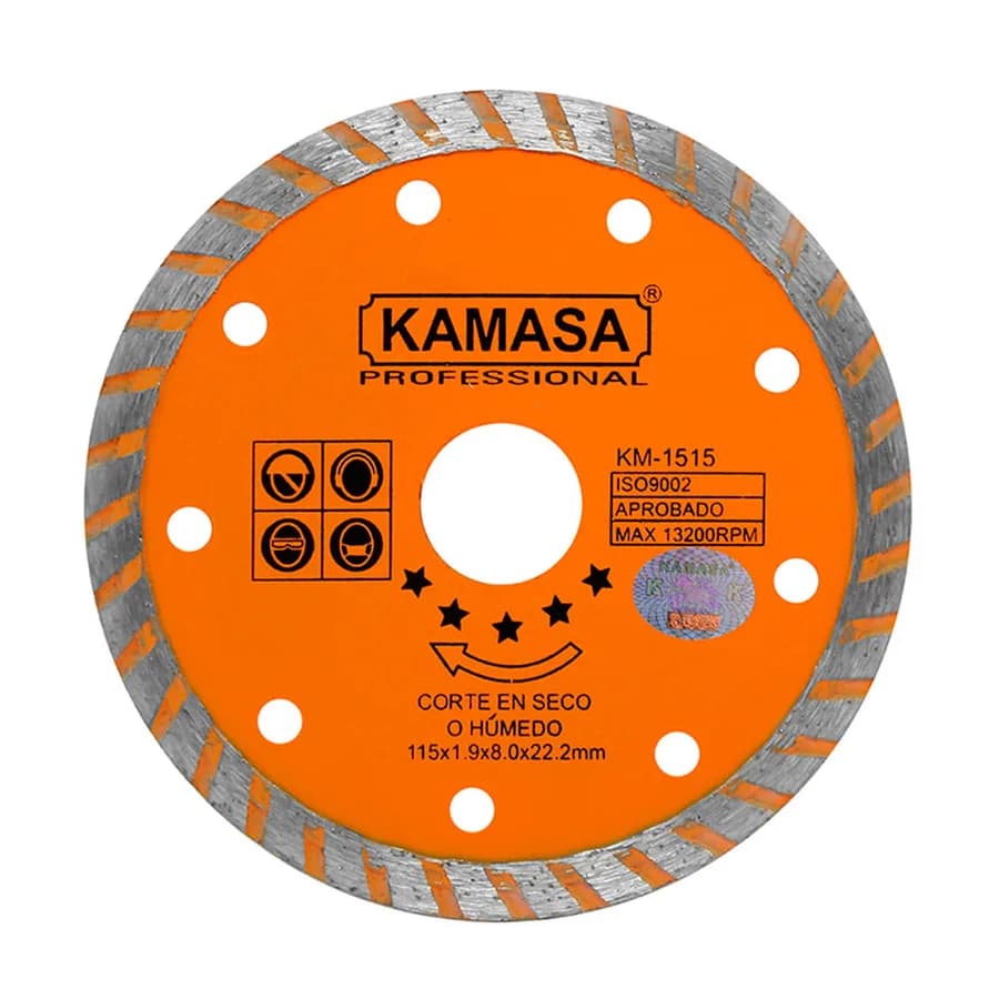 DISCO DIAMANTADO P/MAYOLICA 115 X1.3 X 22.2 KAMASA