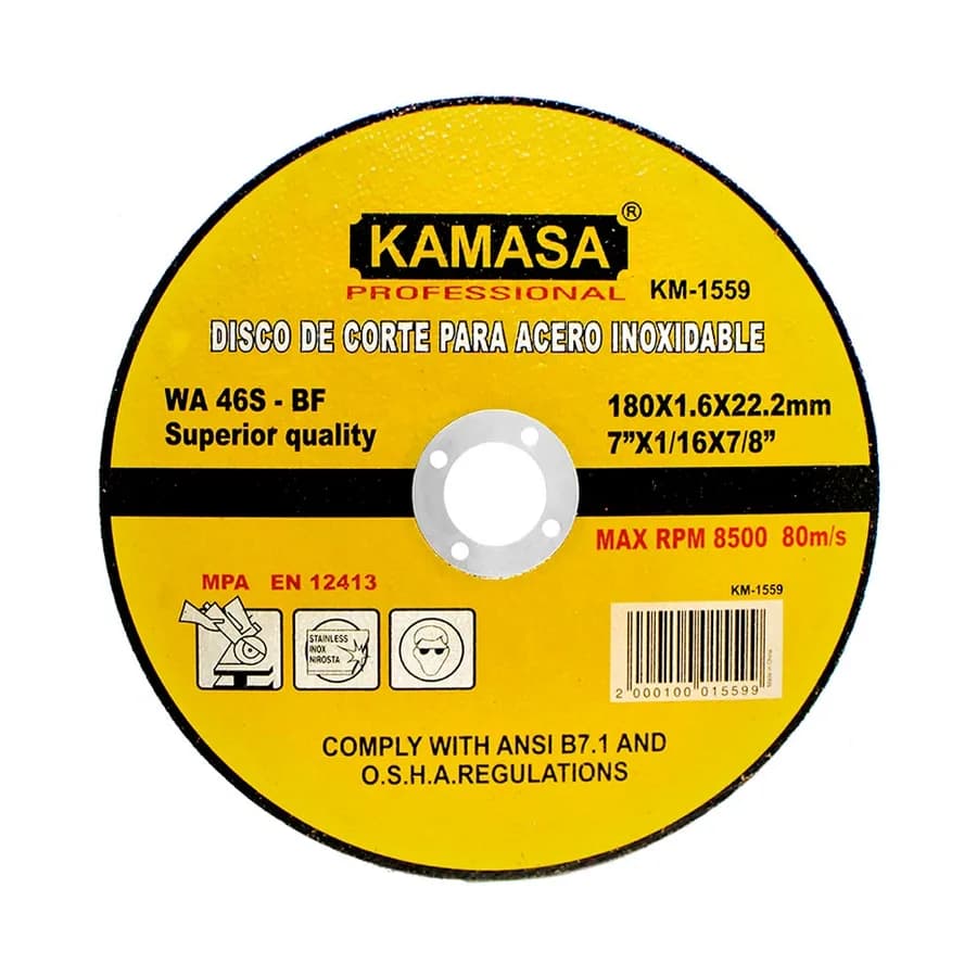 DISCO DIAMANTADO P/PULIR 180 MM KAMASA