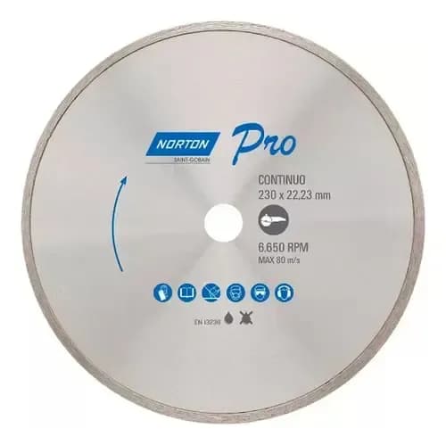 DISCO DIAMANTADO PRO 9 230MM CONTINUO UYUSTOOLS