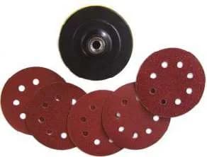 DISCO PULIR 180MM CON 5 LIJAS UYUSTOOLS