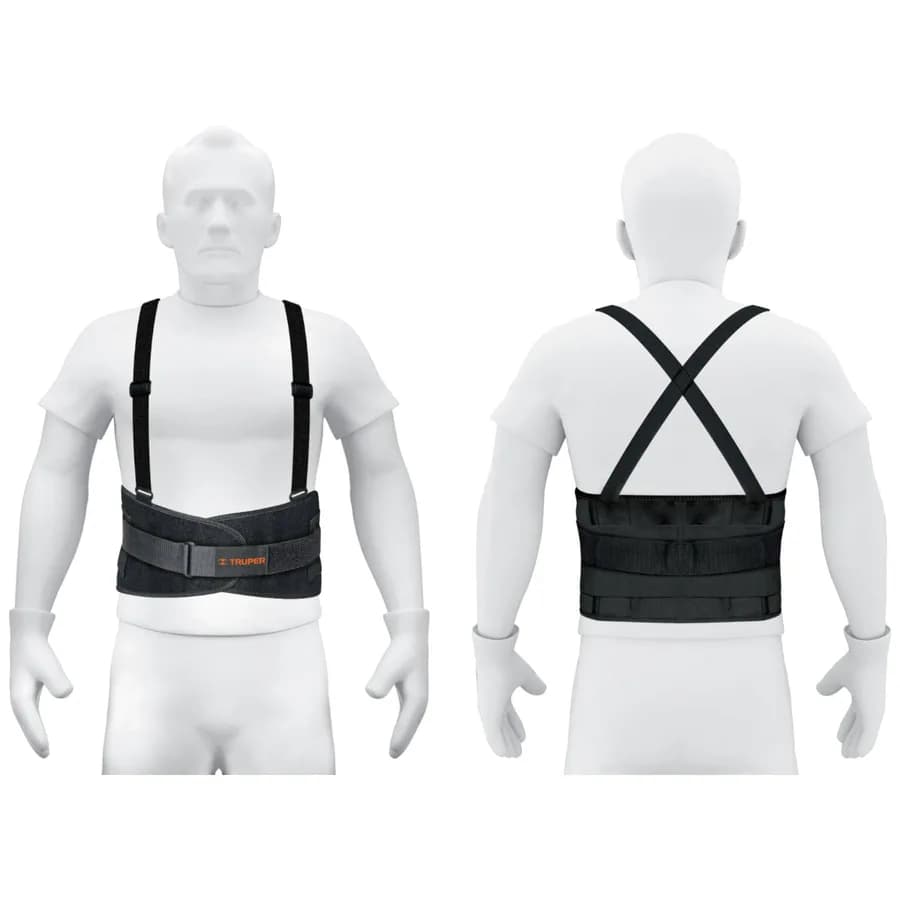FAJA CON TIRANTES AJUSTABLES Y CINTURON T/XL TRUPER