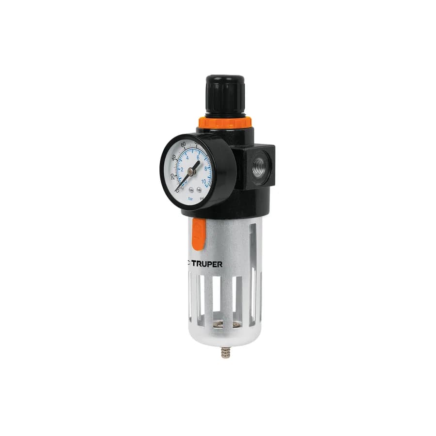 FILTRO Y REGULADOR DE PRECION DE AIRE, CUERDA 1/4 NTP TRUPER