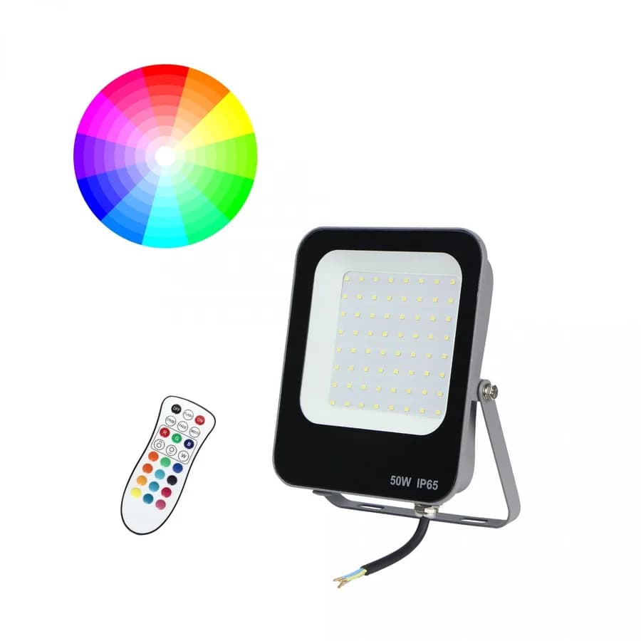 FOCO LED HIGH POWER SLIM RECARGABLE 50W L/FRIA HOME LIGHT
