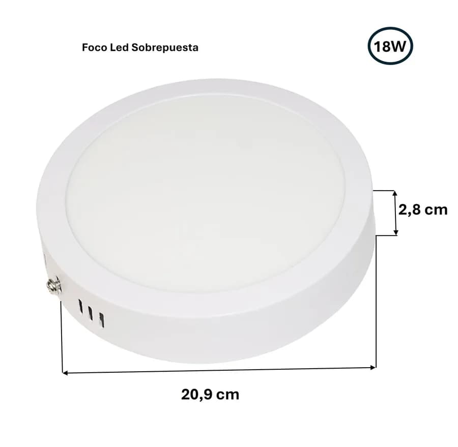 FOCO LED PANEL 18 WATT HOME LIGHT