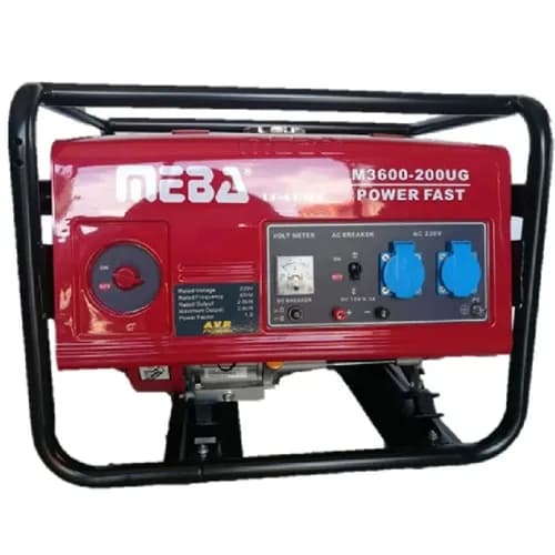 GENERADOR GASOLINERO MONOF 2500W 6.5HP 220V 60HZ MEBA