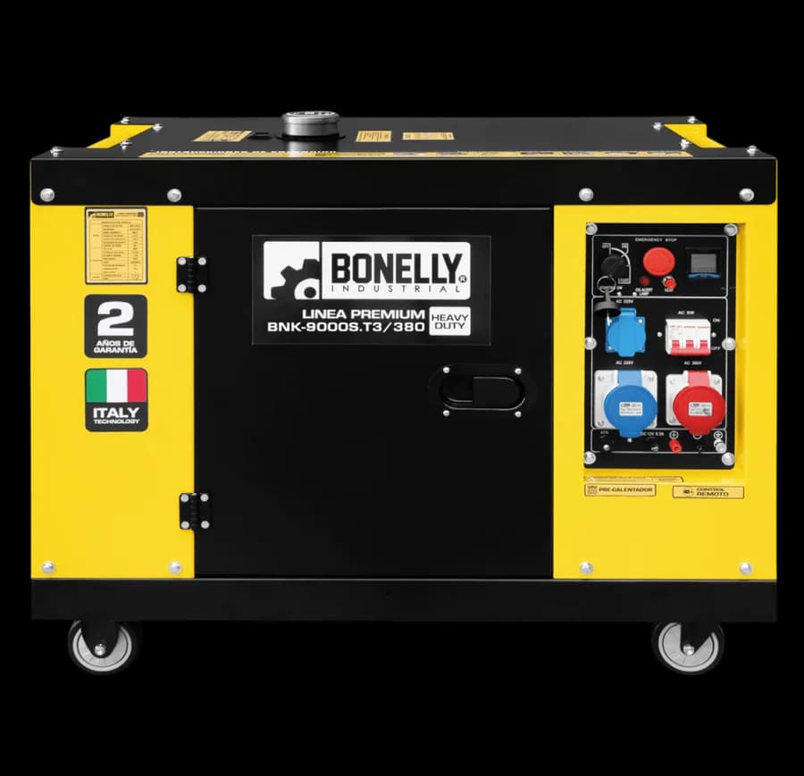 GENERADOR TRIF.6.5KW 14HP 380V60HZ C7ARRANQUE ELECTRICO DIESEL MEBA