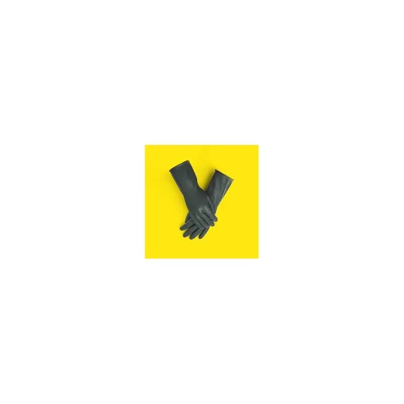 GUANTE DE JEBE COLOR NEGRO CALIBRE 35 T 8 VIRUTEX