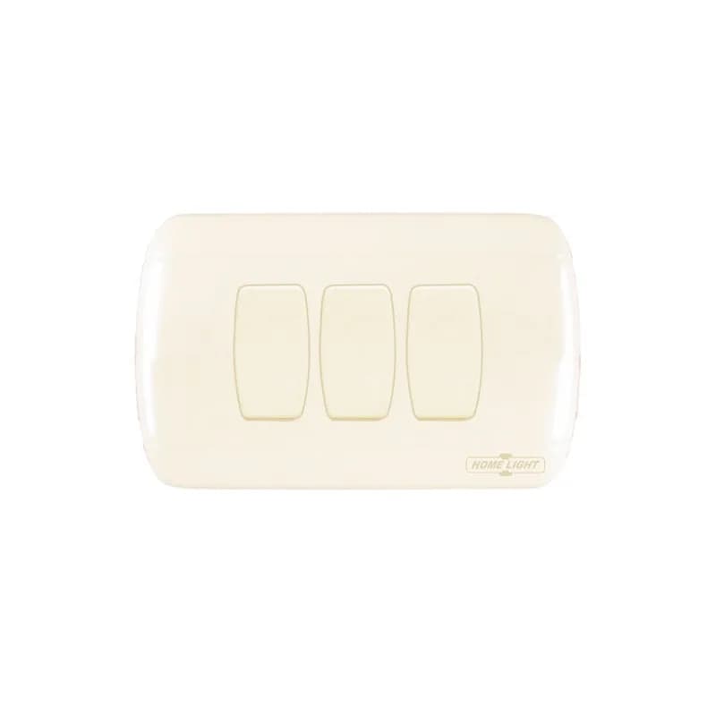 INTERRUPTOR TRIPLE (INTERRUPTOR DOBLE PARA EMPOTRAR) HOME LIGHT