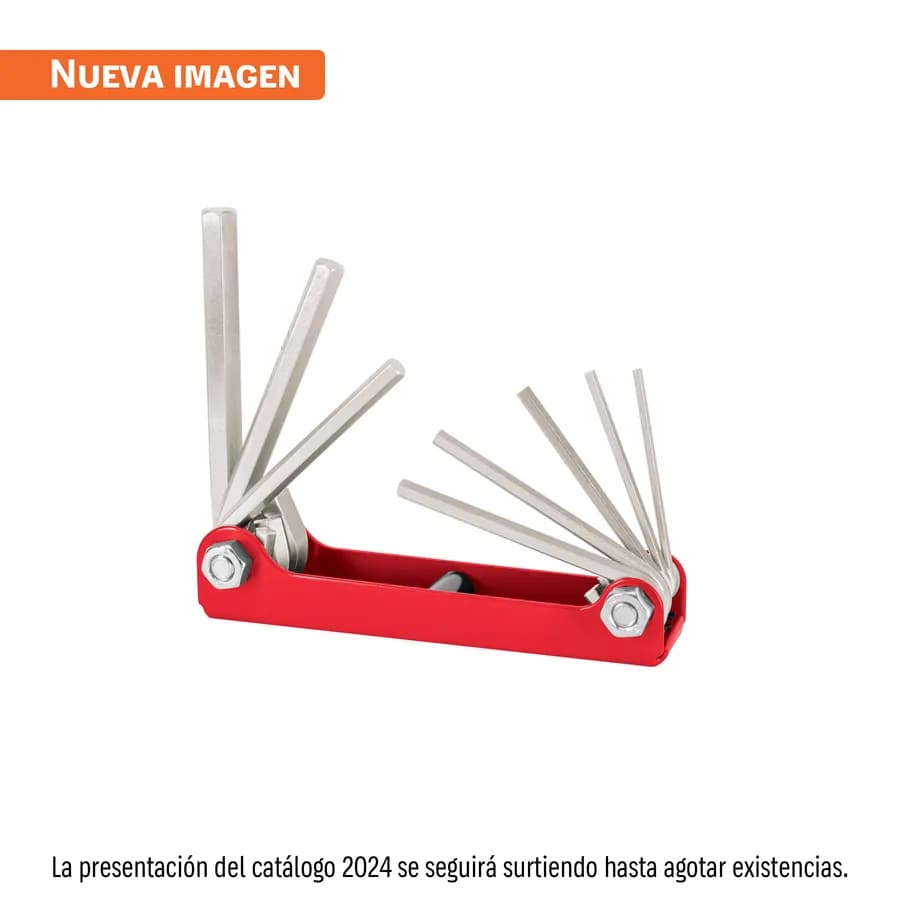 JUEGO DE 8 LLAVES ALLEN STANDAR TRUPER
