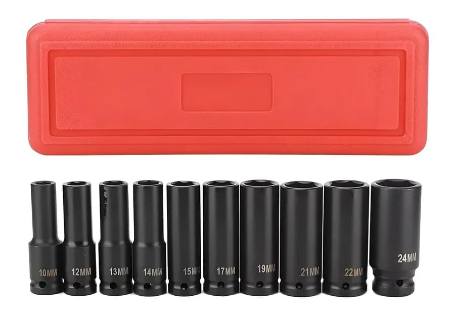 JUEGO DE DADO IMPACTO LARGO 1/2 SET 10PCS UYU UYUSTOOLS"