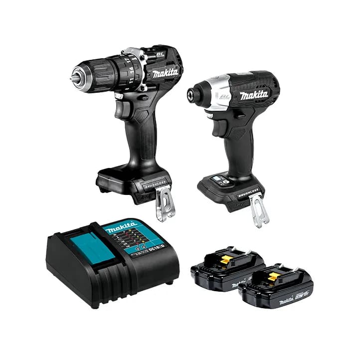 KIT LX 18V TALADRO HDP487 + ATORNILLADOR IMPACTO DTD157 MAKITA