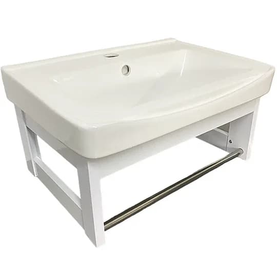 LAVADERO PARA SOBREPONER DE LOZA VITRIFICADA BLANCO 52X45.5 - A06 XM