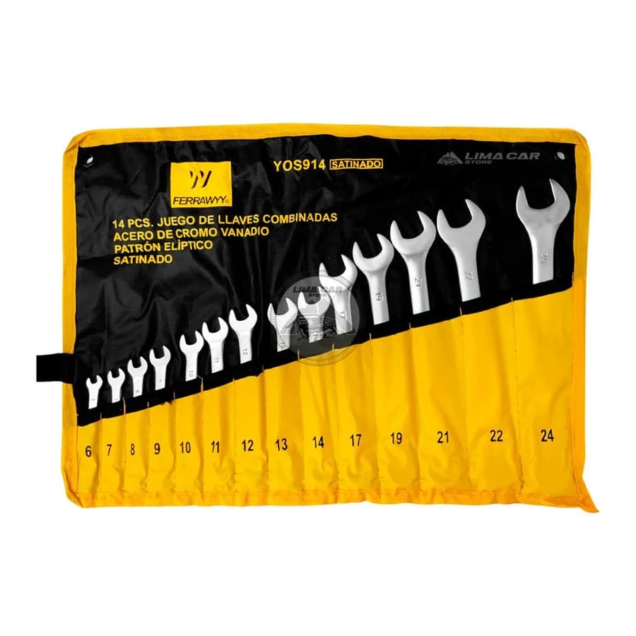 LLAVE MIXTA 14 PCS FERRAWYY