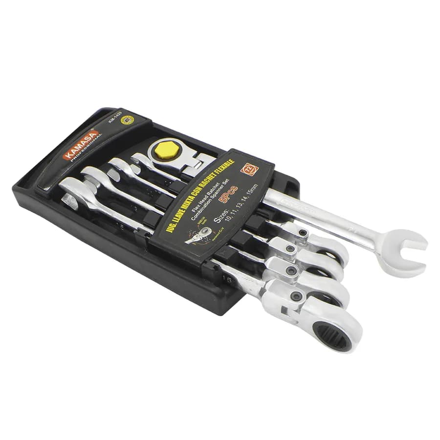 LLAVE MIXTA RACHET FLEXIBLE 13/13 KAMASA
