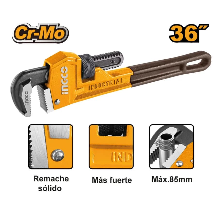 LLAVE STILSON NARANJA 36 KAMASA"