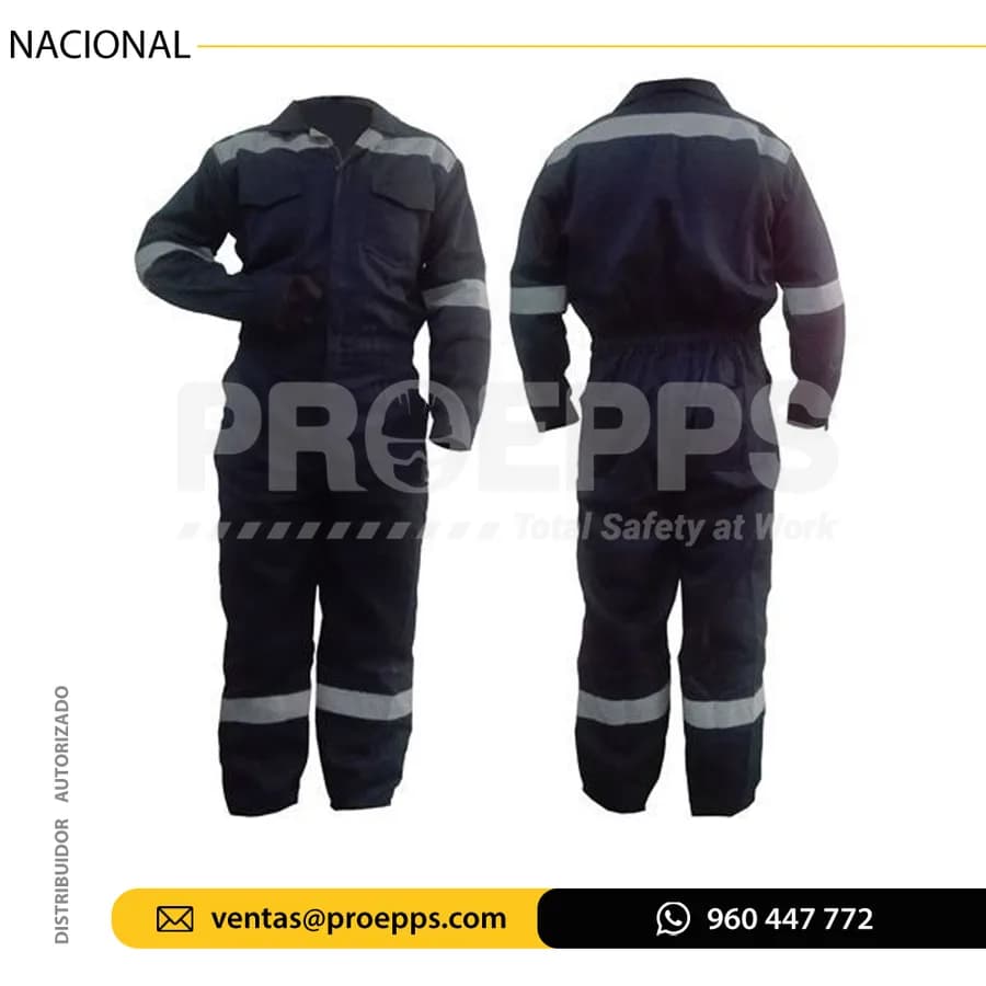 MAMELUCO DRILL AZUL NOCHE T XXL" S/M"