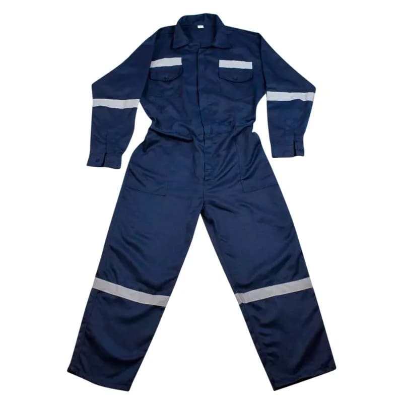 MAMELUCO DRILL TEC AZUL MARINO C/CINTA REFLECTIVA XXXL S/M