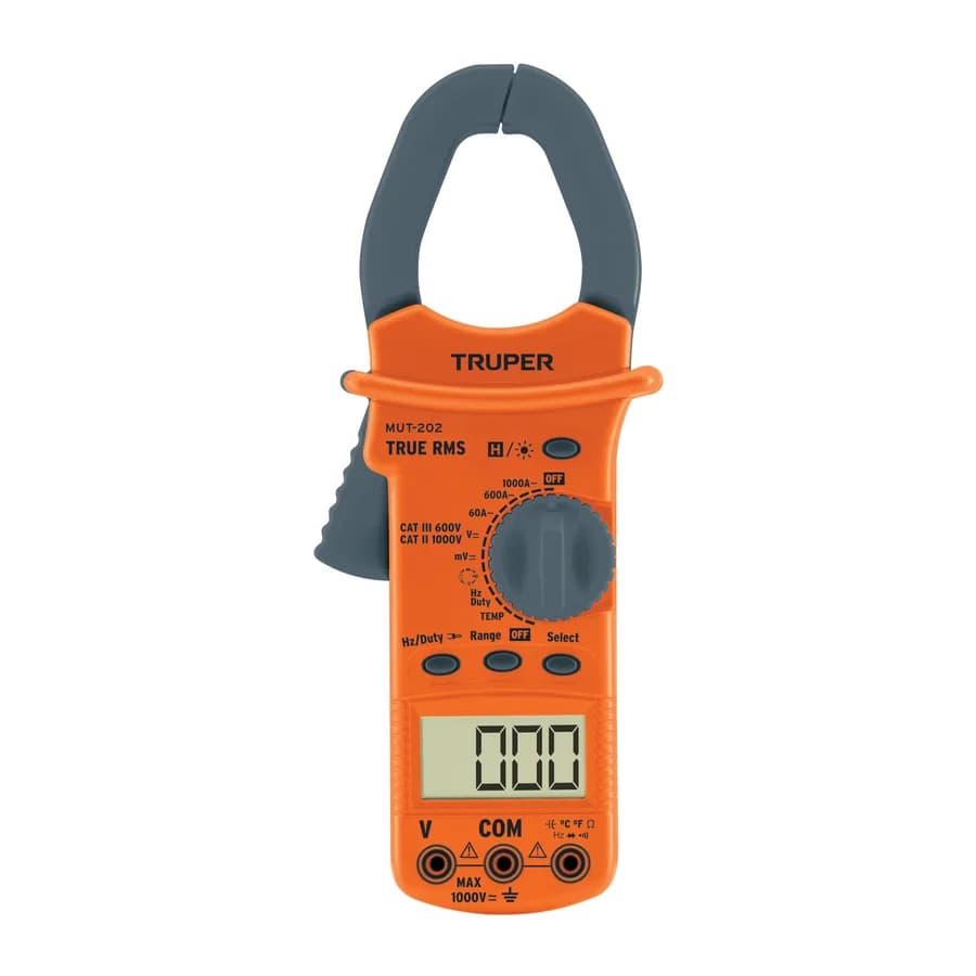 MULTIMETRO DIGITAL PROFESIONAL DE GANCHO TRUPER
