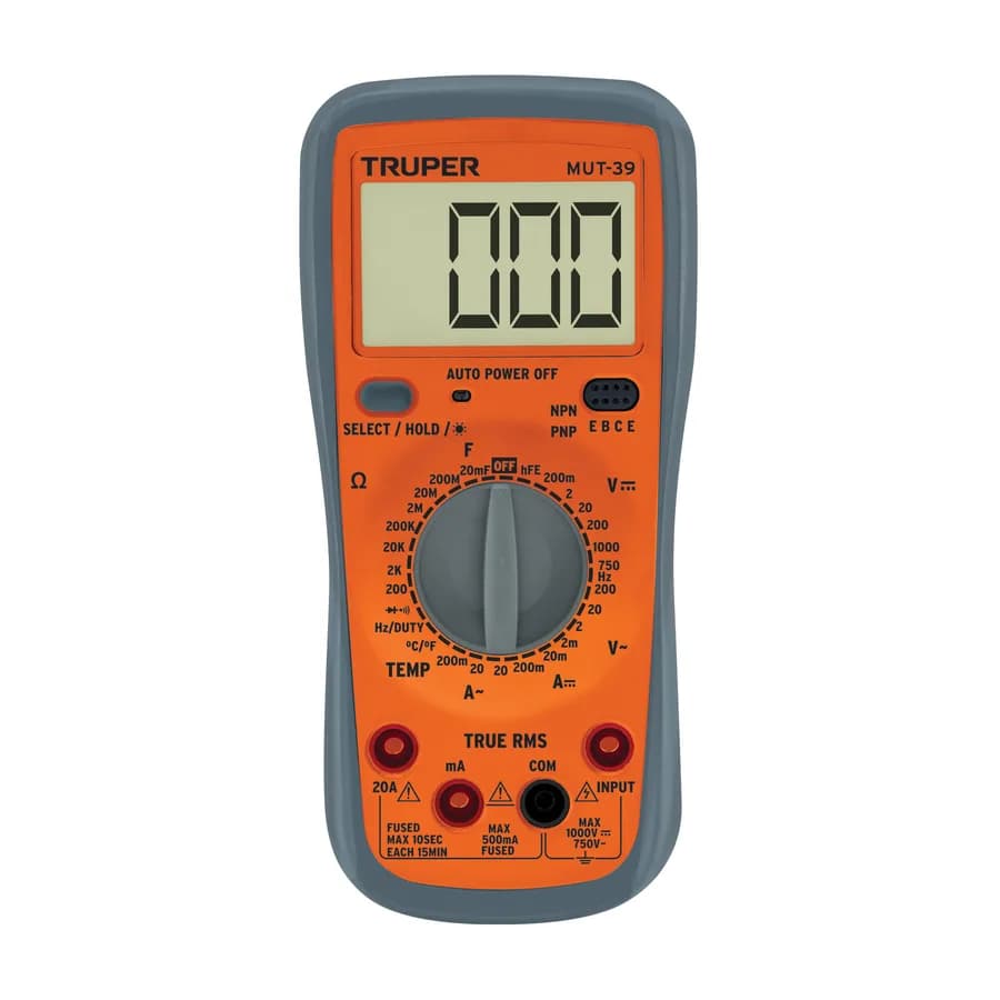 MULTIMETRO DIGITAL PROFESIONAL TRUPER