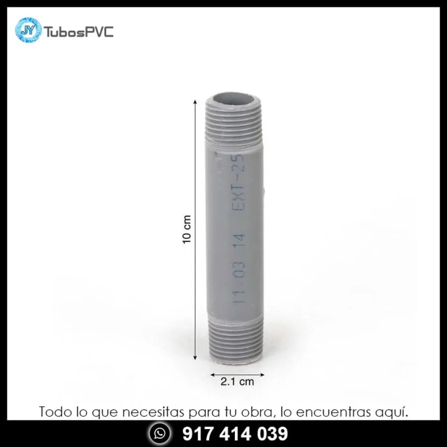 NIPLE 1/2 X DE PVC 4 SAP PAVCO