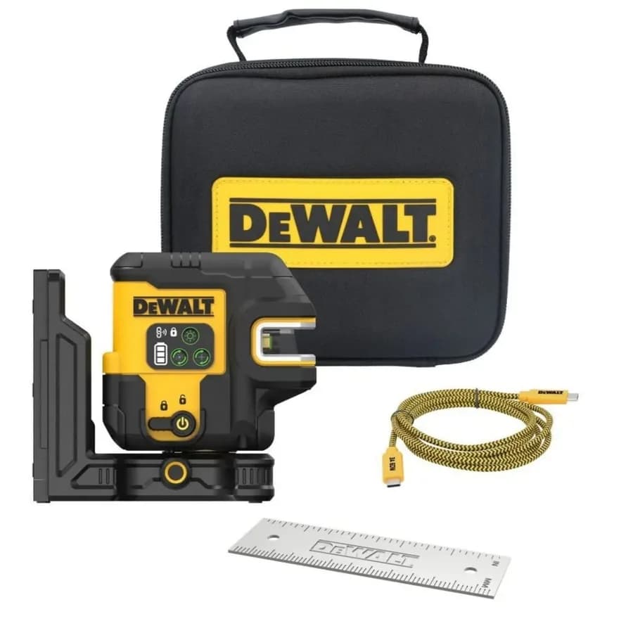 NIVEL LASER VERDE 2D2L PRESICION 0.2 MM DEWALT