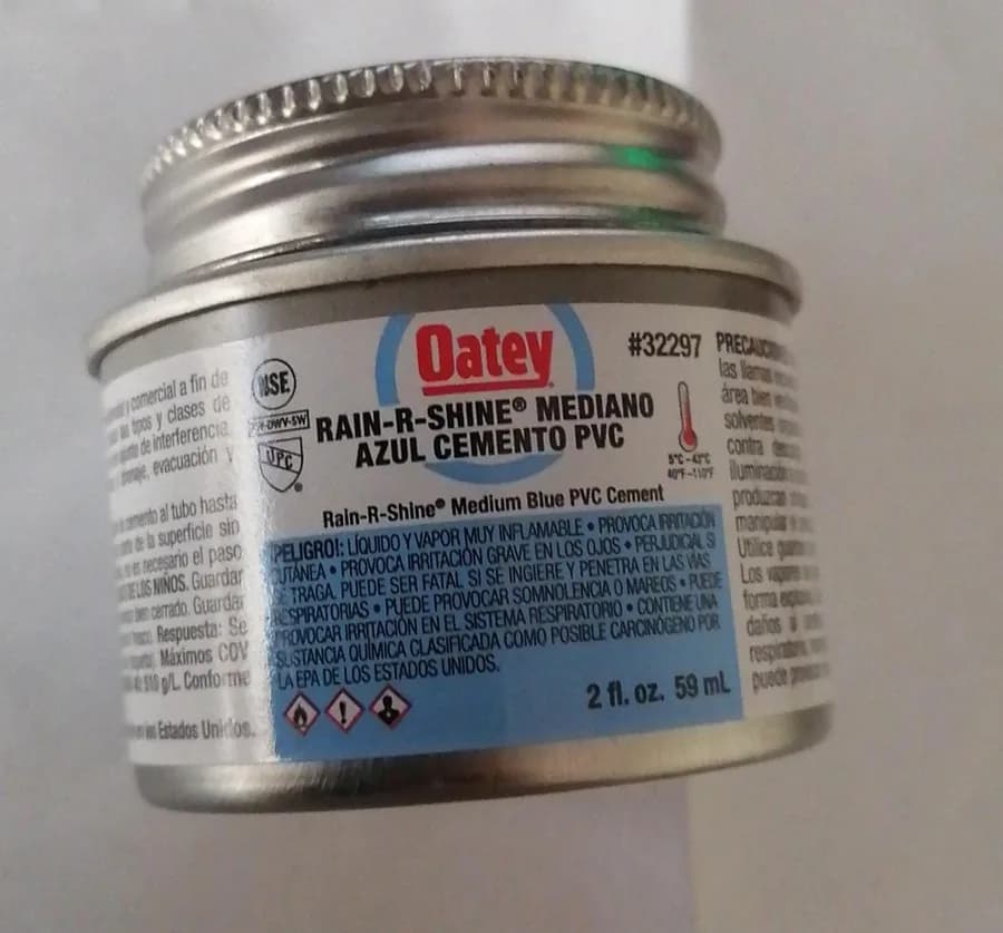 PEGAMENTO OATEY PVC 1/64 (2 ONZ) CELESTE 32297 OATEY