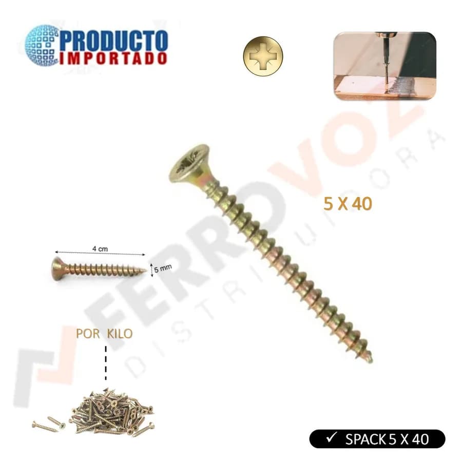 PERNO SPACK 4.5 X 35 S/M