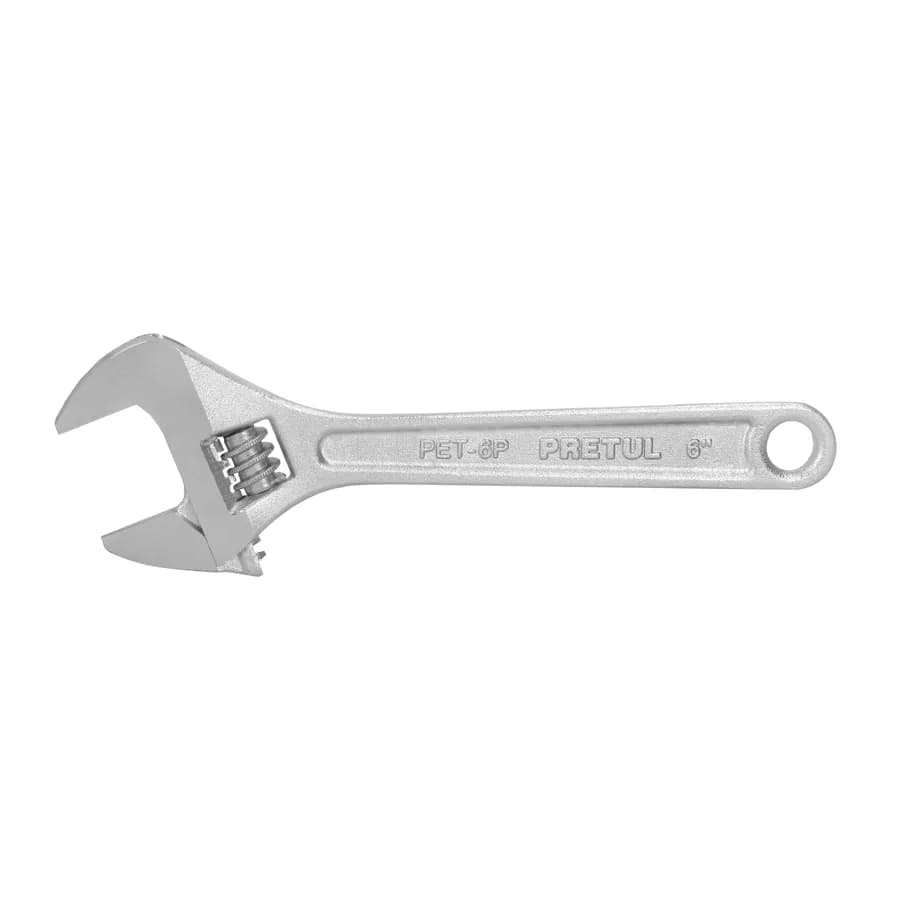 PET-6PB LLAVE FRANCESA CROMADA PICO D/PATO 6 PRETUL"