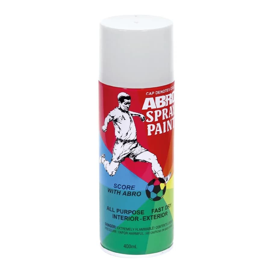 PINTURA SPRAY BLANCO BRILLANTE ABRO