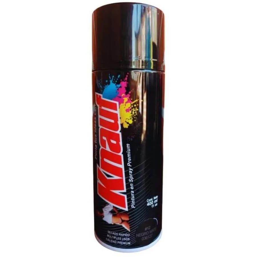 PINTURA SPRAY NEGRO BRILLANTE KNAUF