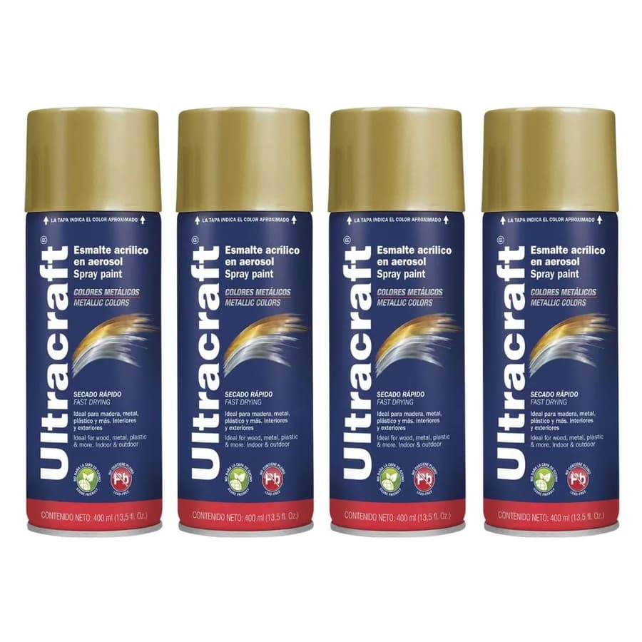 PINTURA SPRAY ORO ULTRACRAFT