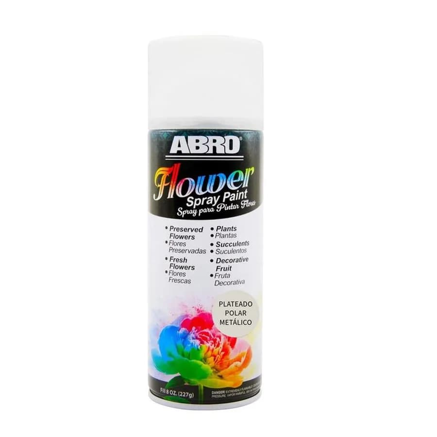 PINTURA SPRAY PLATEADO ABRO