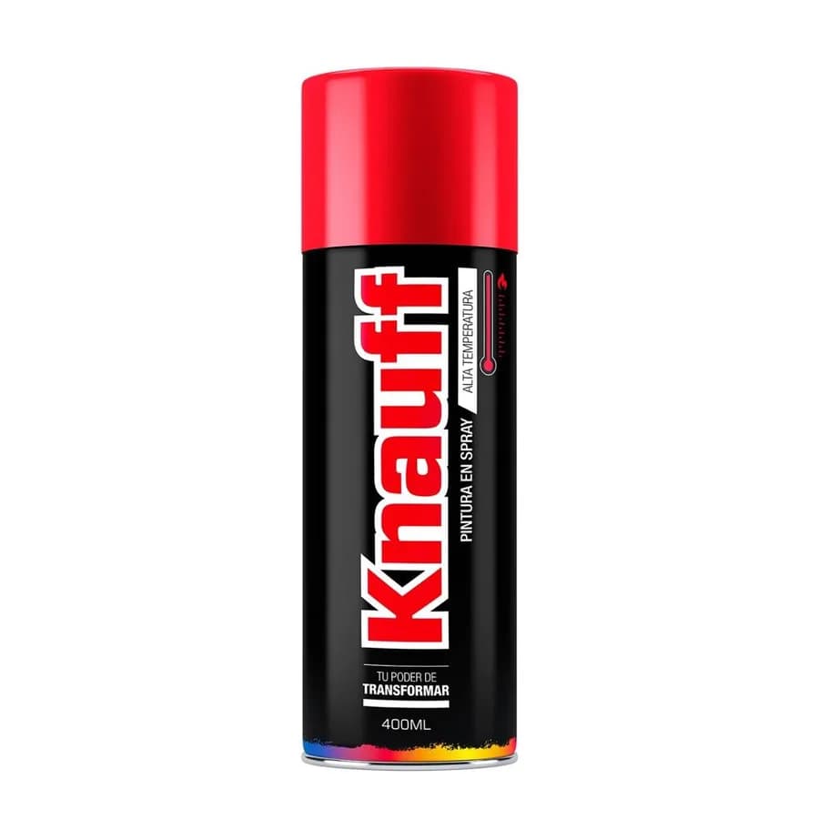 PINTURA SPRAY ROJO BRILLANTE 400ML KNAUF