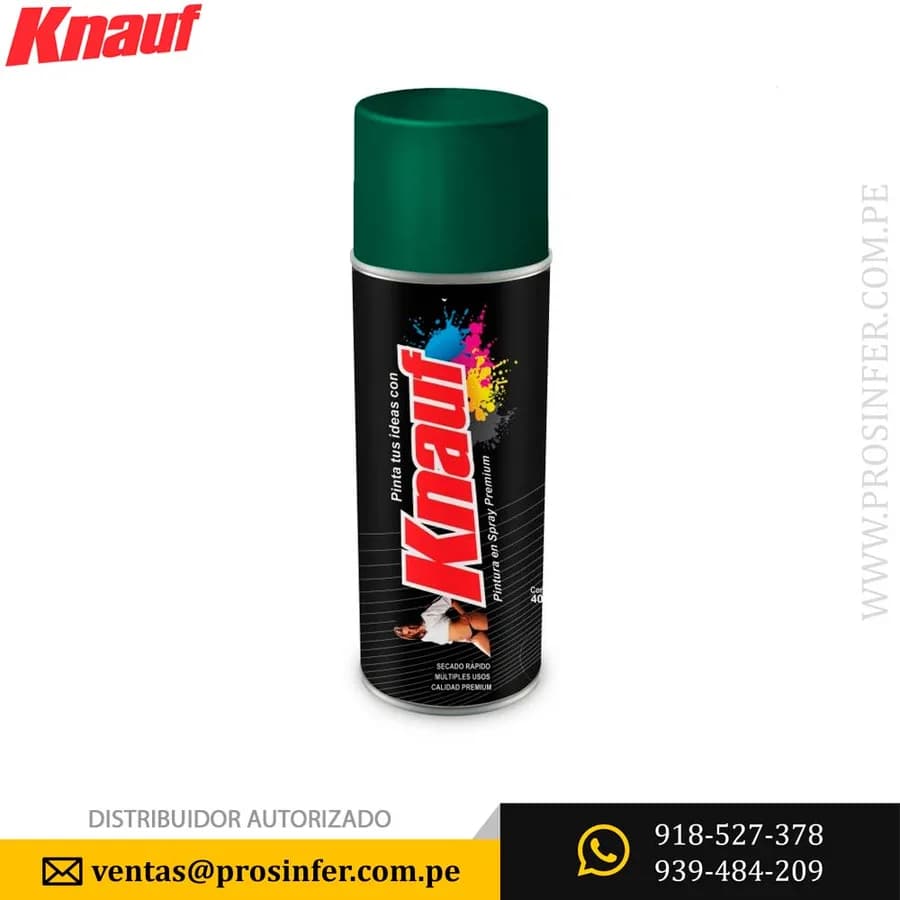 PINTURA SPRAY VERDE OSCURO #48 400ML KNAUFF KNAUF