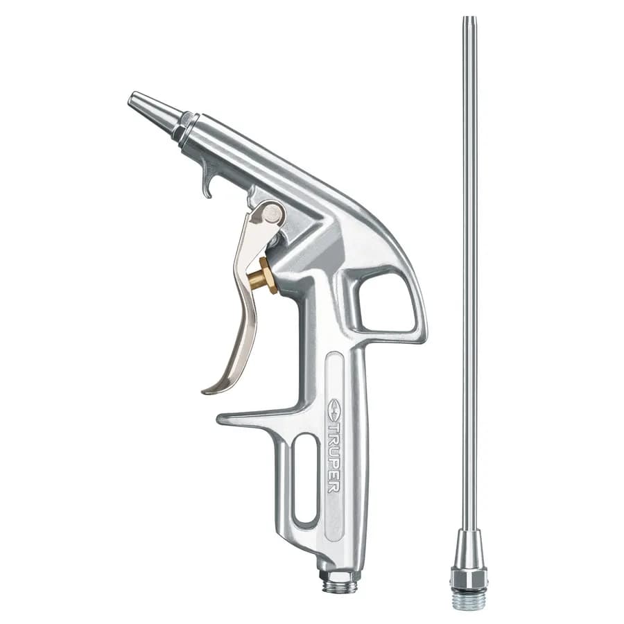 PISTOLA METALICA CON 2 BOQUILLAS TRUPER