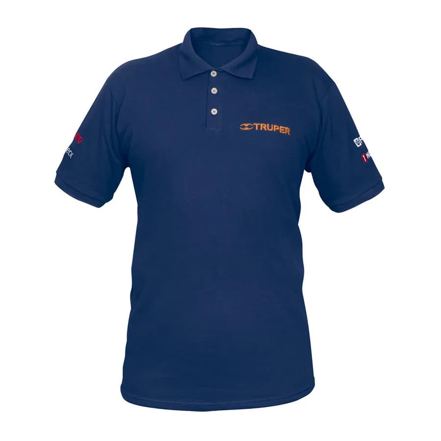 POLO CAMISERO AZUL PARA CABALLERO TALLA M TRUPER