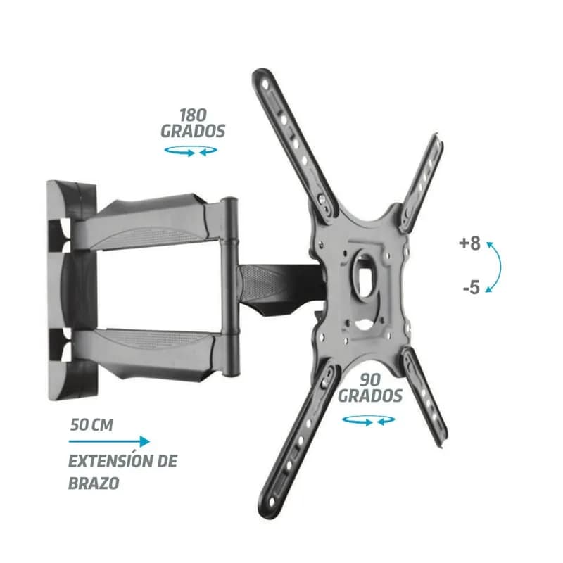 RACKS METALICO SOPORTE GIRATORIOTV/1 BRAZO 32 - 65" 65 KG CELESTIUM"