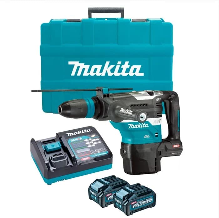 ROTO MARTILLO PERFORADOR INALAMBRICO XGT 40 V MAX / SDS- MAX / 40MM / AVT MAKITA